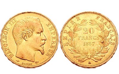 20 Φράγκα Χρυσό Ναπολέων ΙΙΙ