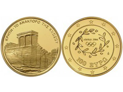 Το ανάκτορο της Κνωσού (2003) 4 Δουκάτα - Χρυσά Νομίσματα