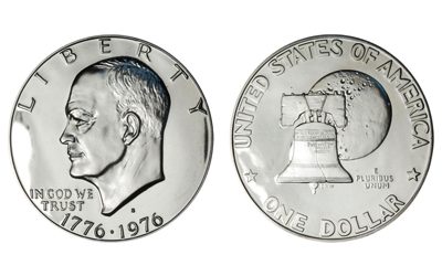 1 Δολάριο Eisenhower bicentennial