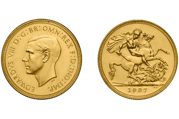 Χρυσή Λίρα Αγγλίας 1937