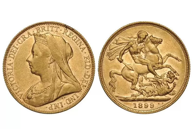 Χρυσή Λίρα Αγγλίας- Βικτώρια 1891- έκδοση 1893