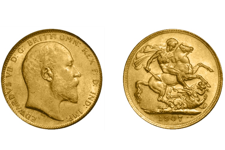 Χρυσή Λίρα Αγγλίας-1902- Εδουάρδος Ζ΄ του Ηνωμένου Βασιλείου