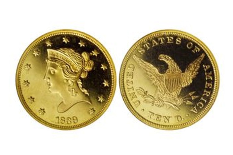 Χρυσός αετός νόμισμα, χρυσός αετός δέκα δολαρίων Proof Liberty Head 