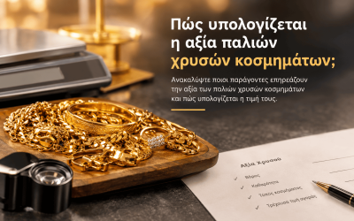 Πώς υπολογίζεται η αξία παλιών χρυσών κοσμημάτων;