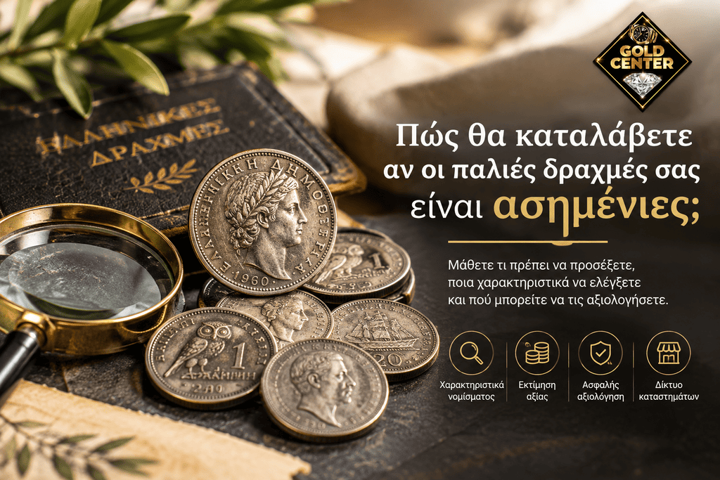 Πώς θα καταλάβετε αν οι δραχμές σας είναι ασημένιες; Παλιά ελληνικά νομίσματα και δραχμές για αναγνώριση ασημιού και αξιολόγηση